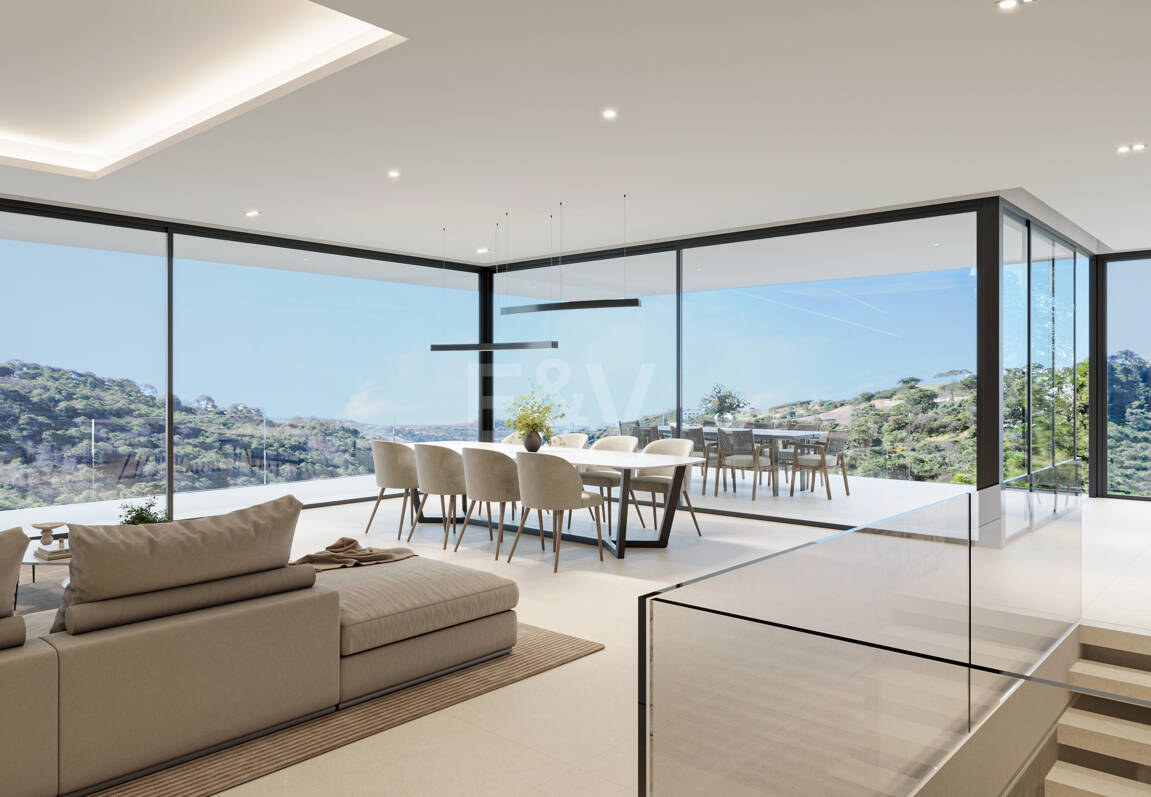 Sleek Villa med panoramautsikt över havet