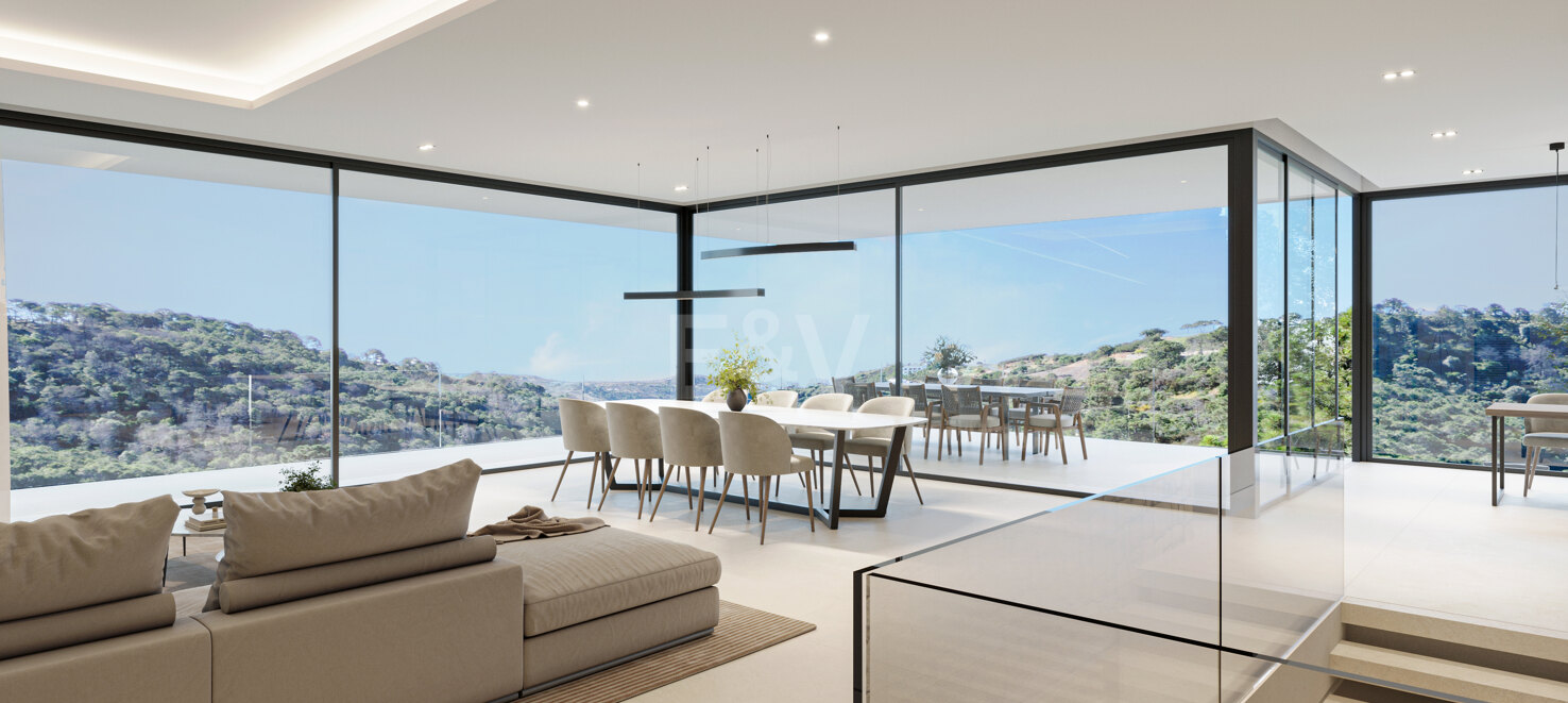 Sleek Villa with Panoramic Sea Views