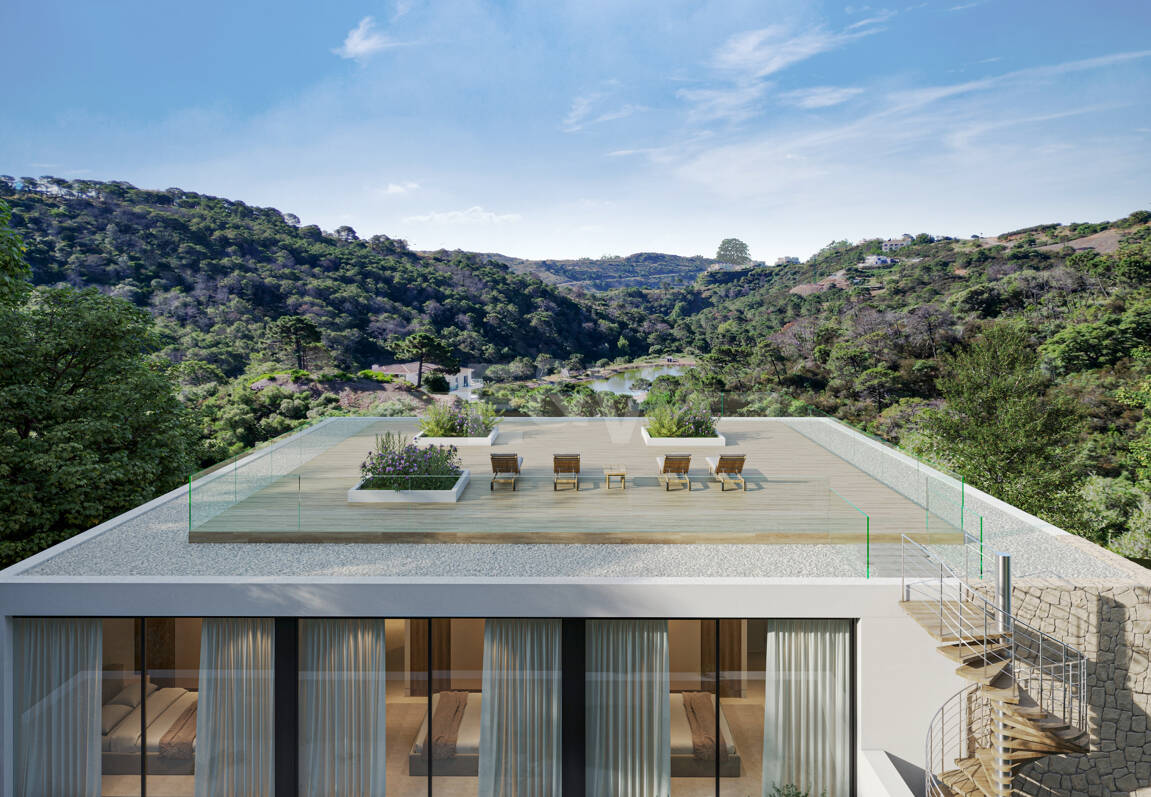 Sleek Villa med panoramautsikt över havet