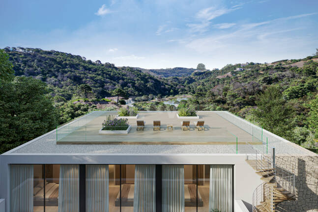 Sleek Villa med panoramautsikt över havet