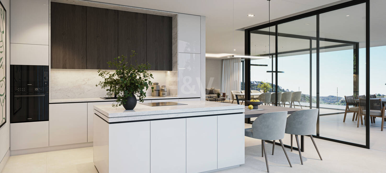 Sleek Villa med panoramautsikt över havet