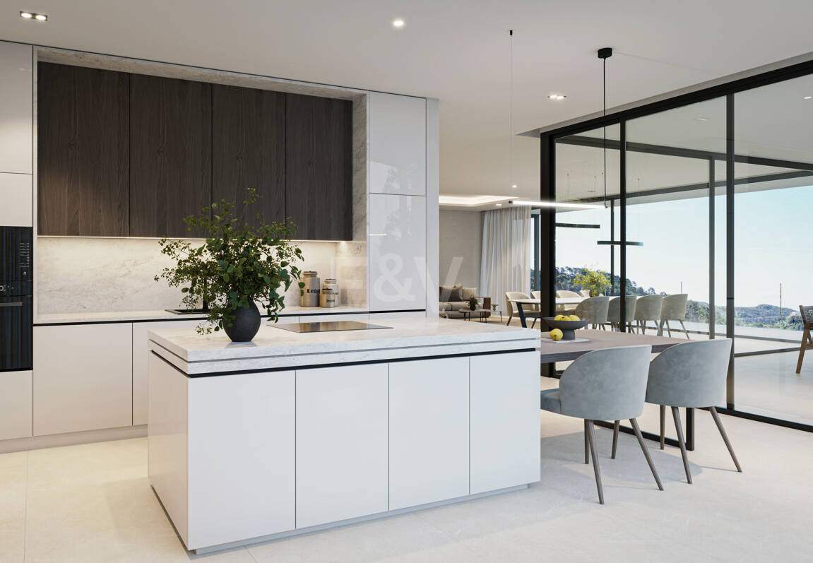 Sleek Villa med panoramautsikt över havet