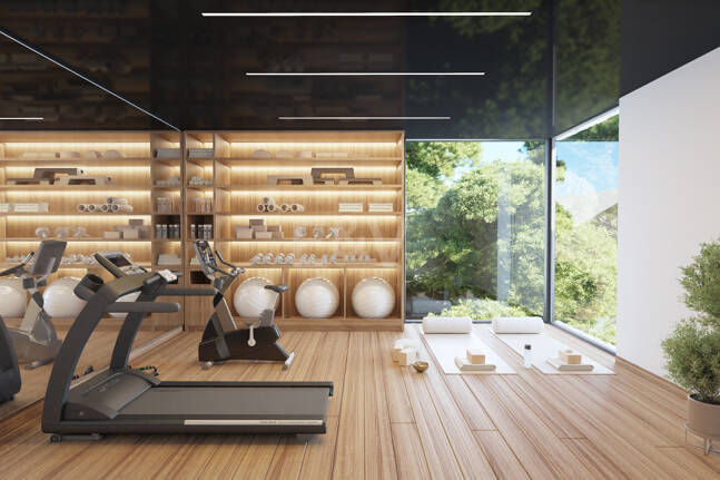 Chic Hillside Residence med panoramautsikt över havet