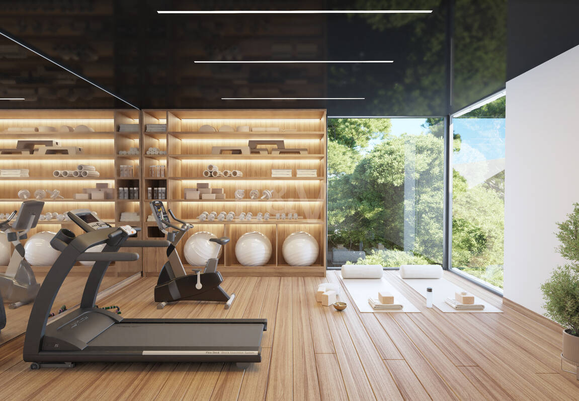 Chic Hillside Residence med panoramautsikt över havet