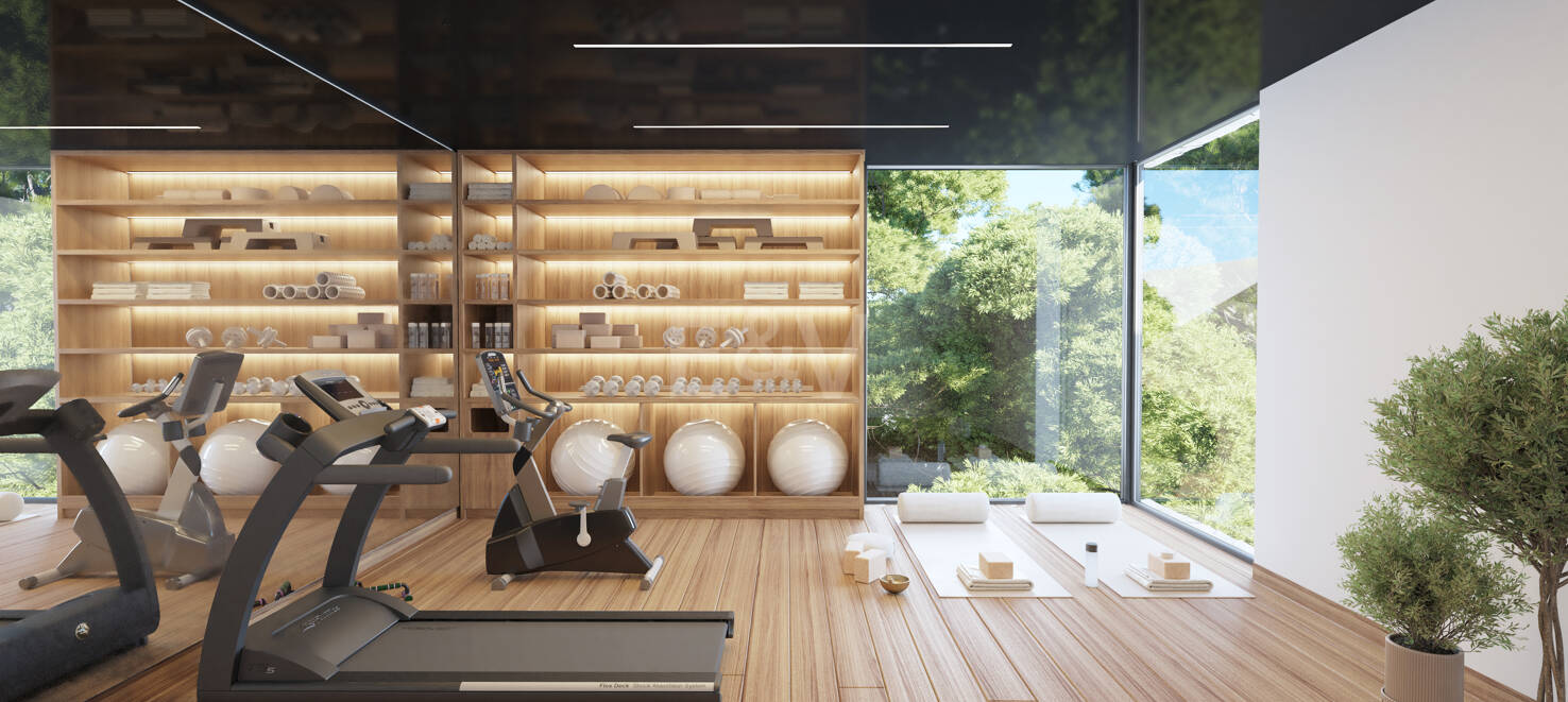 Chic Hillside Residence with Panoramic Sea Views