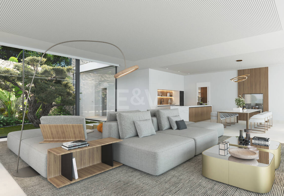 Chic Hillside Residence med panoramautsikt över havet