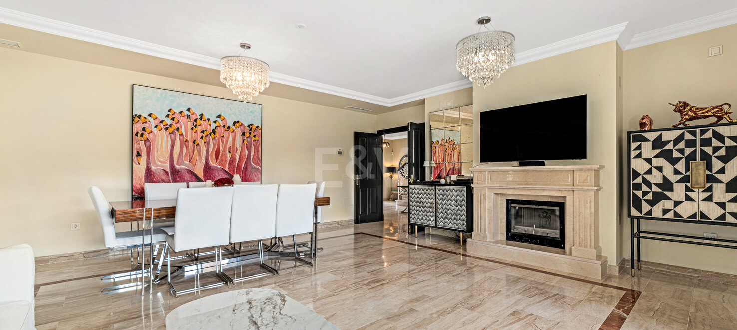 Elegant Villa with Frontline Golf Views in Guadalmina