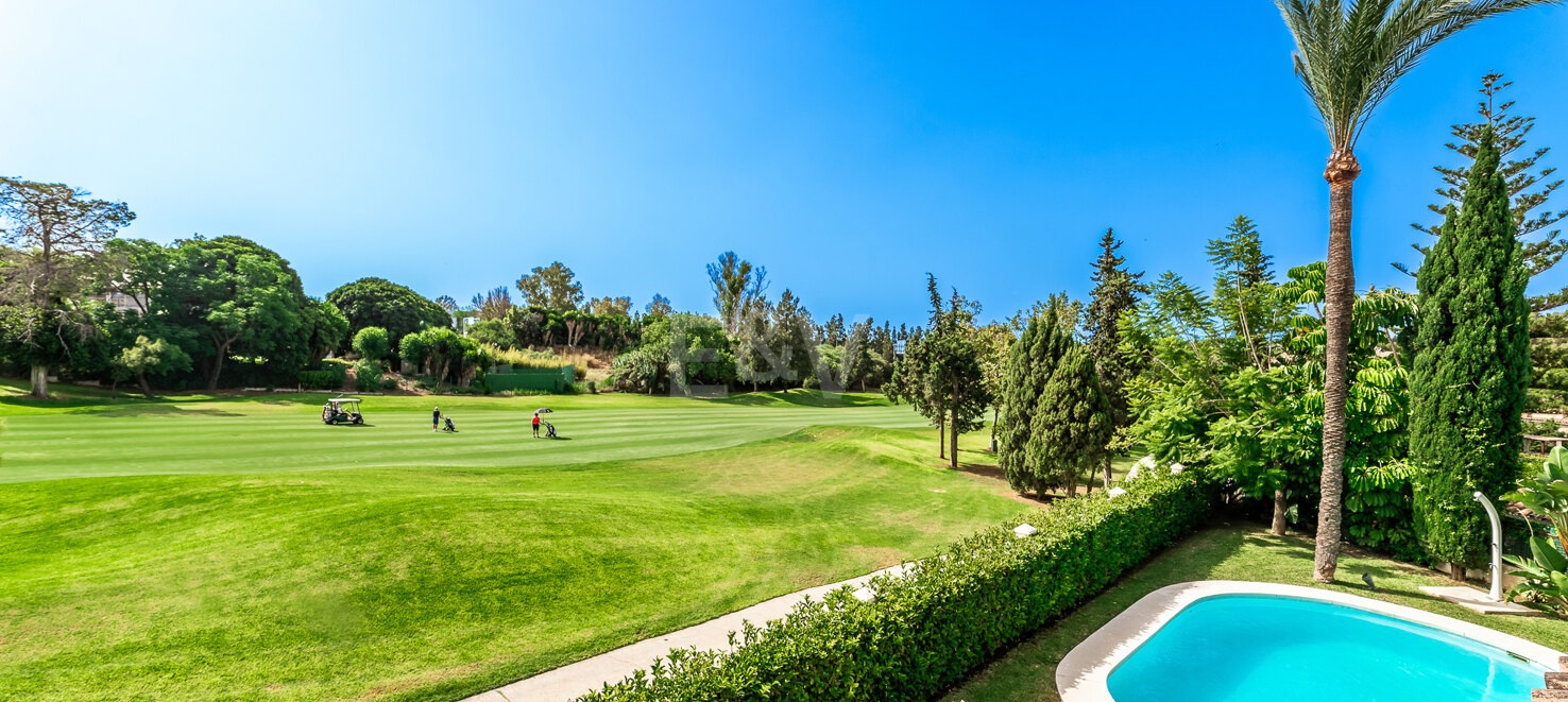 Elegant Villa with Frontline Golf Views in Guadalmina
