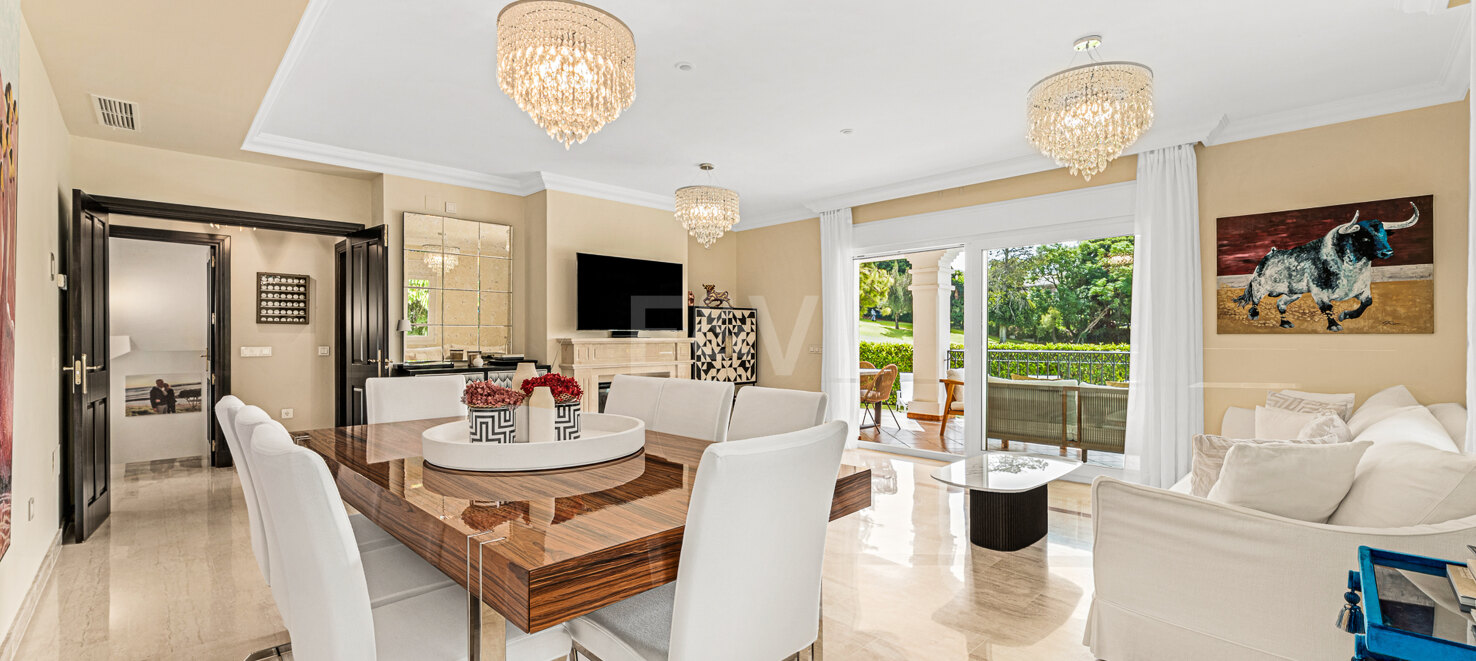 Elegant Villa with Frontline Golf Views in Guadalmina