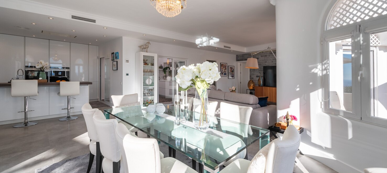 Precioso apartamento con impresionantes vistas al mar en Jardines Colgantes