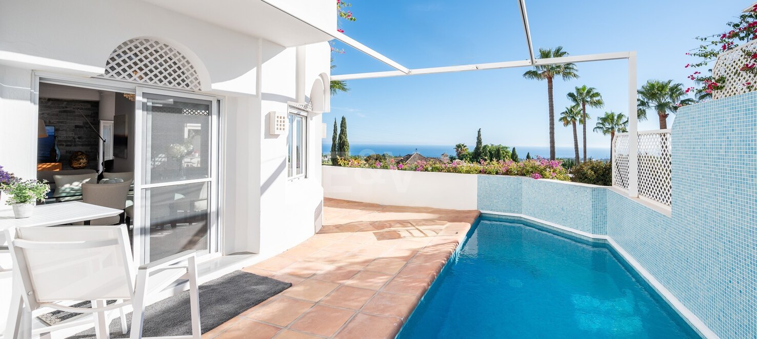 Precioso apartamento con impresionantes vistas al mar en Jardines Colgantes