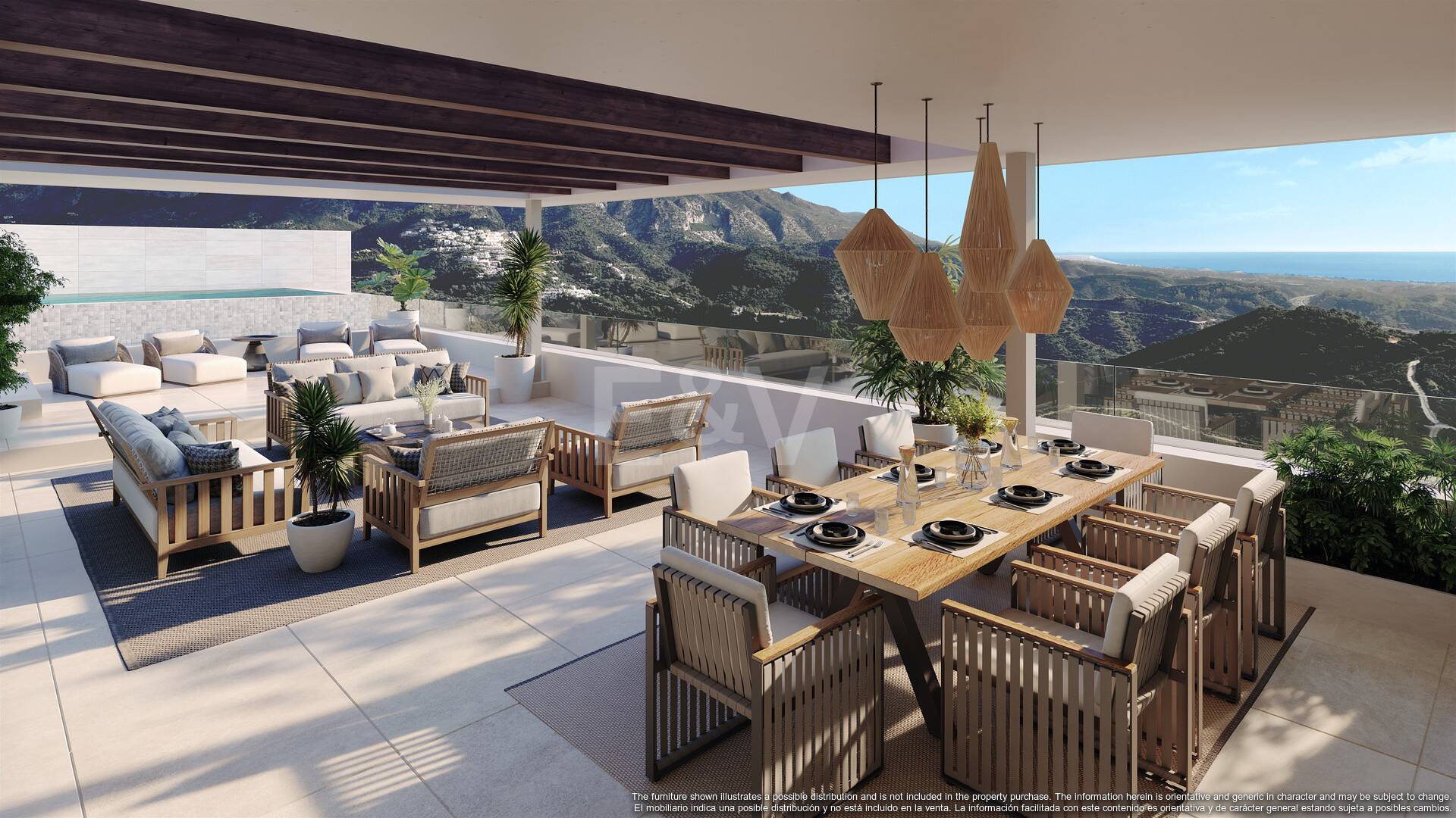 Appartement spacieux avec Panoramic Vues