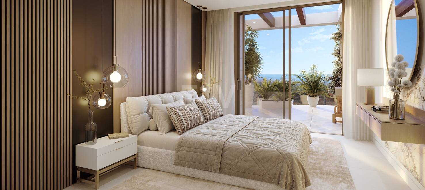 Großzügiges Luxusapartment mit Terrassenpool und Atemberaubendem Ausblick