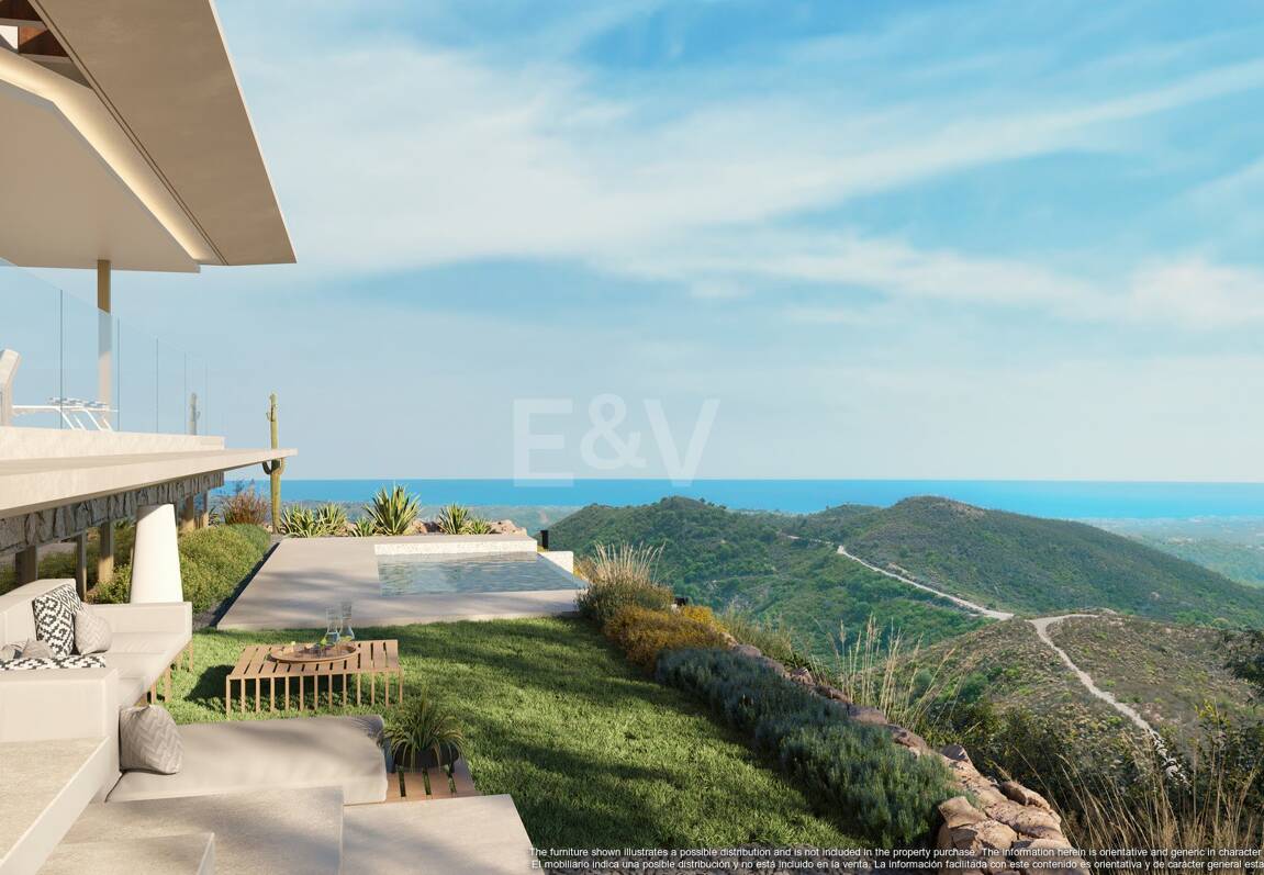 Großzügiges Luxusapartment mit Terrassenpool und Atemberaubendem Ausblick