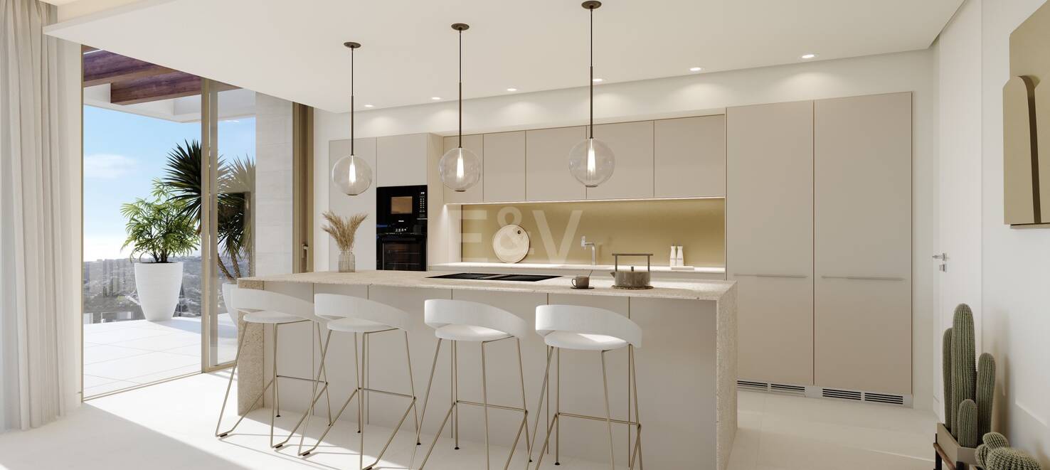 Großzügiges Luxusapartment mit Terrassenpool und Atemberaubendem Ausblick