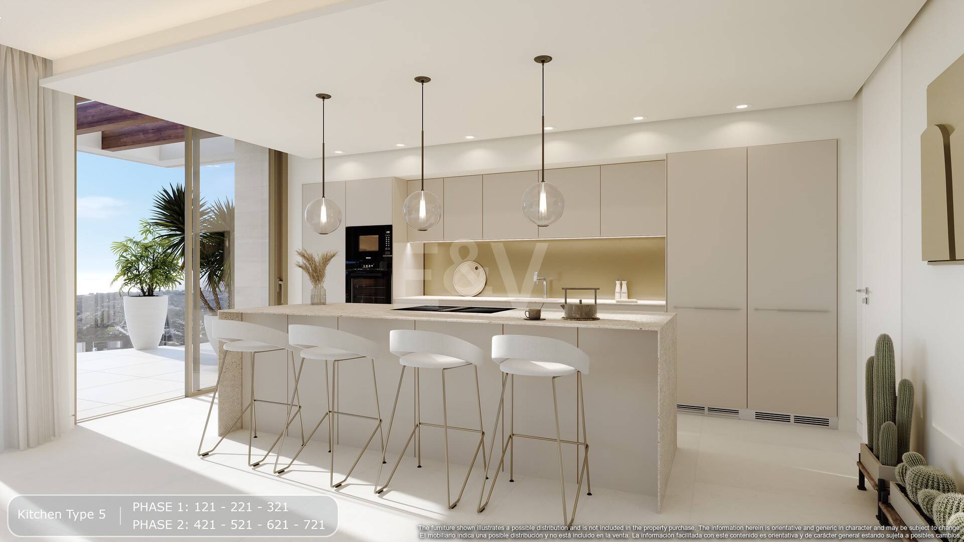 Großzügiges Luxusapartment mit Terrassenpool und Atemberaubendem Ausblick