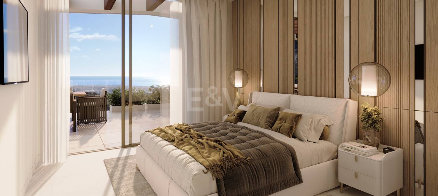 Großzügiges Luxusapartment mit Terrassenpool und Atemberaubendem Ausblick