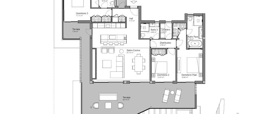 Großzügiges Luxusapartment mit Terrassenpool und Atemberaubendem Ausblick
