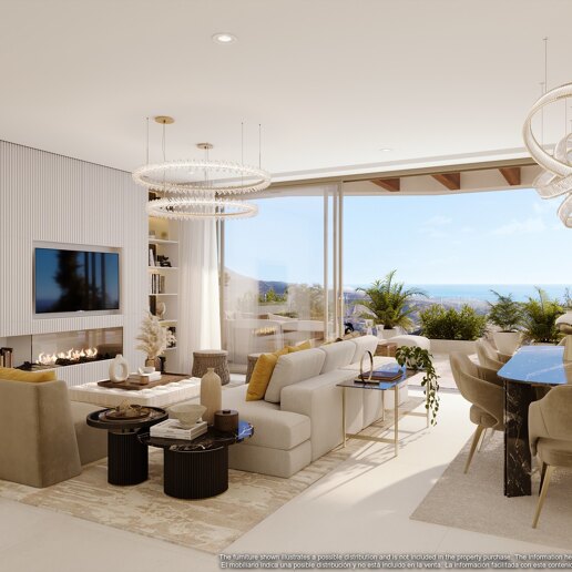 Expansive Luxury Apartment with Terrace Pool and Stunning Vistas