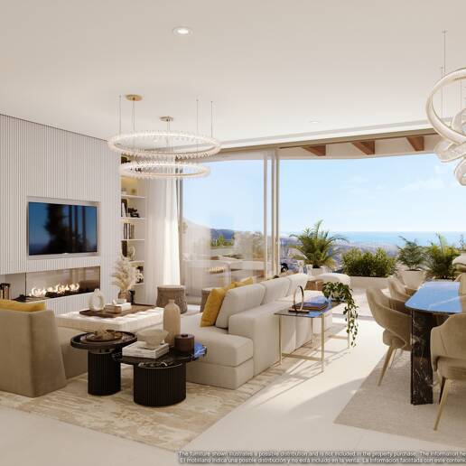 Großzügiges Luxusapartment mit Terrassenpool und Atemberaubendem Ausblick