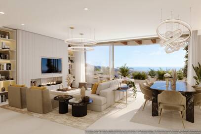 Großzügiges Luxusapartment mit Terrassenpool und Atemberaubendem Ausblick