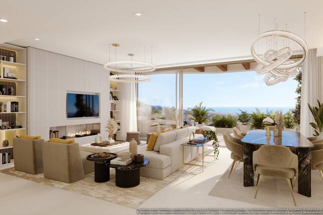 Großzügiges Luxusapartment mit Terrassenpool und Atemberaubendem Ausblick