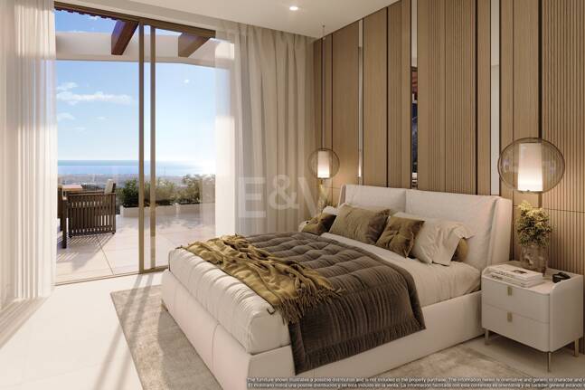 Super-Gartenwohnung mit privatem Pool und Panorama­blick auf Meer, Berge und See