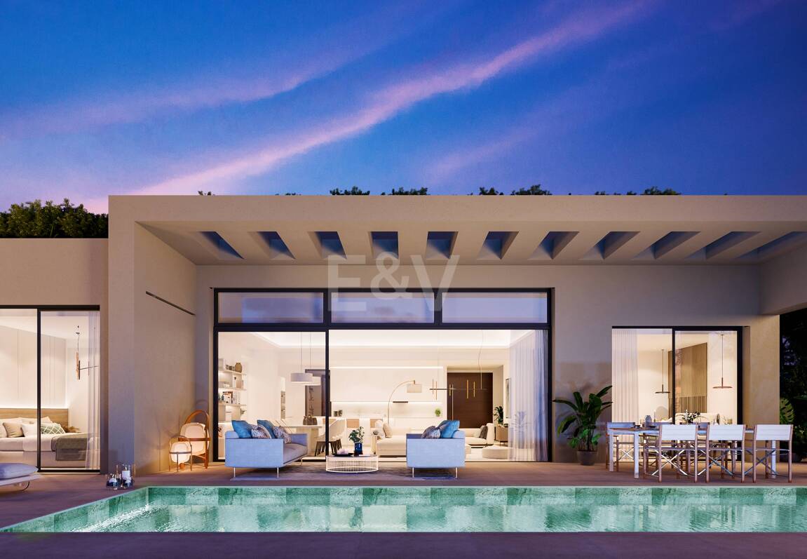 Nowoczesna willa z widokiem na morze w społeczności Gated