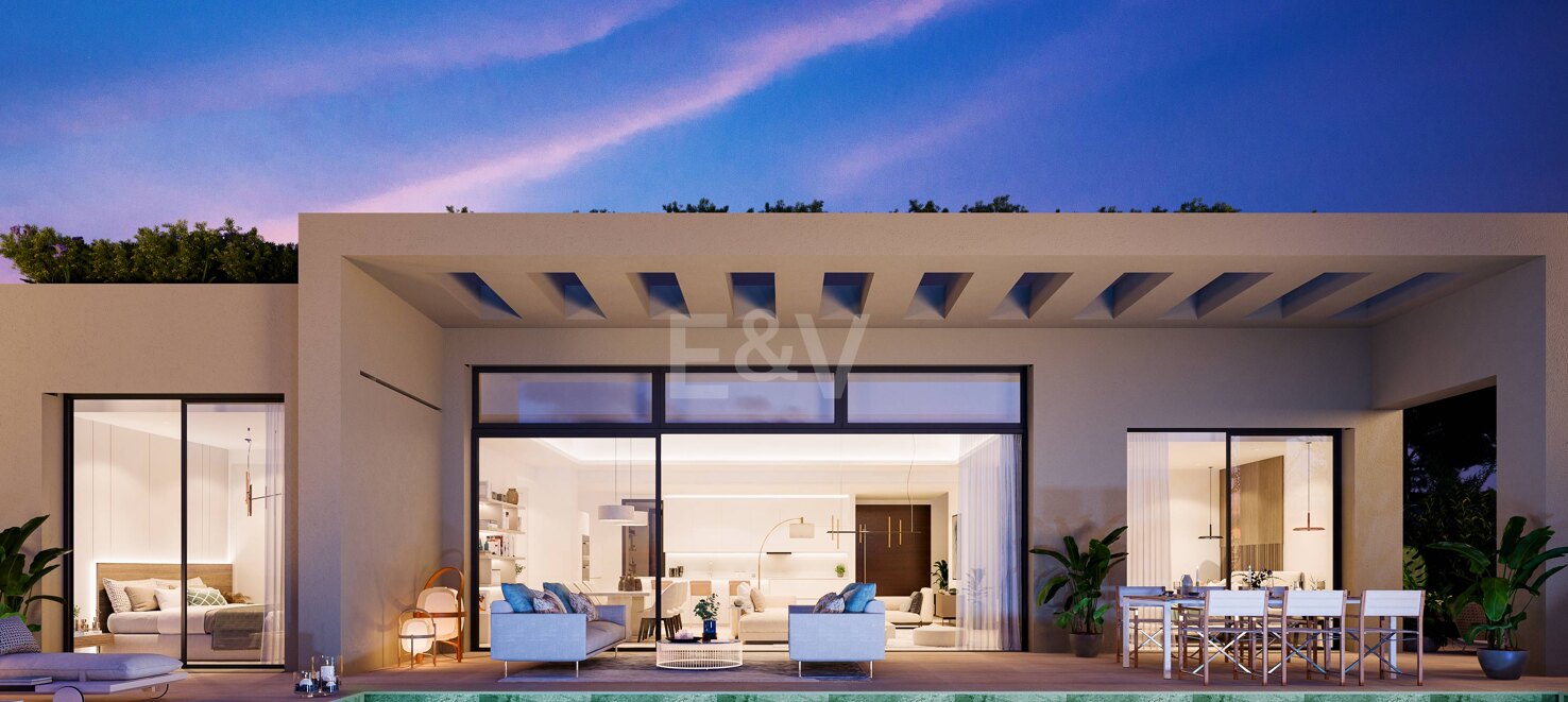 Modern Villa with Sea Views in Gated Community