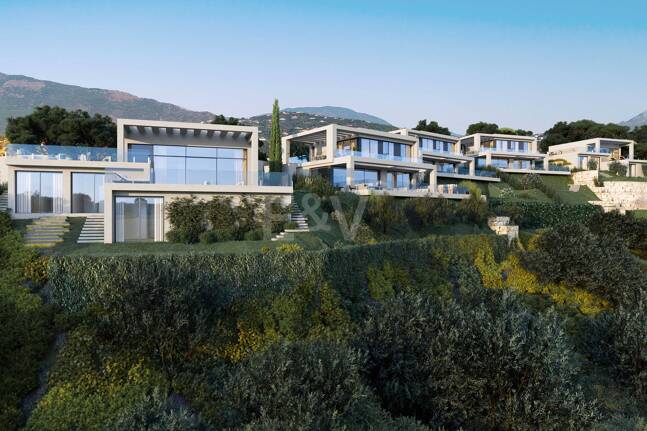 Nowoczesna willa z widokiem na morze w społeczności Gated