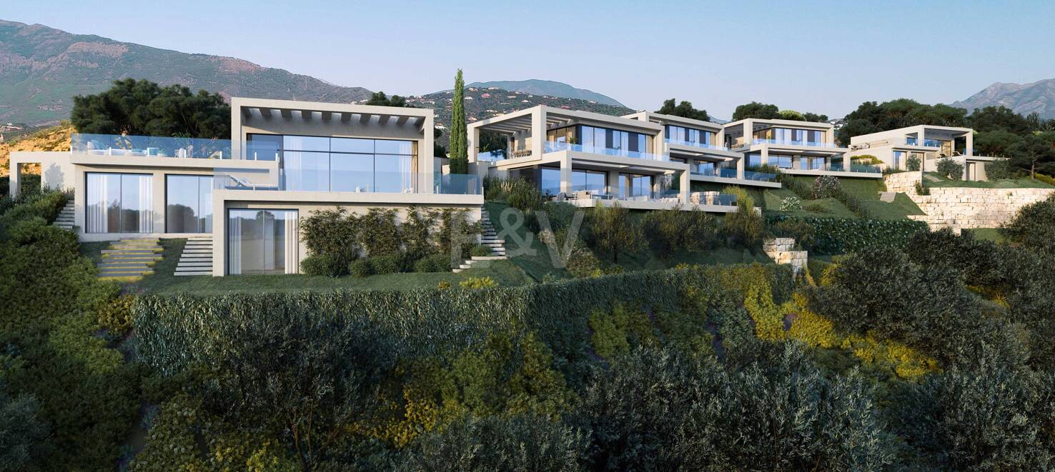 Modern Villa med havsutsikt i Gated Community