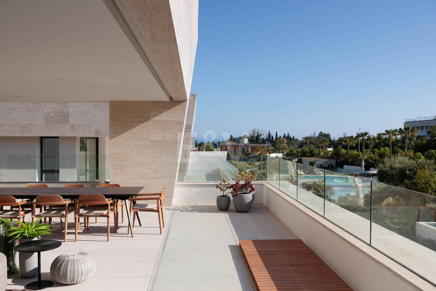 Sophisticated Penthouse with Panoramic Views in Epic by Fendi Casa