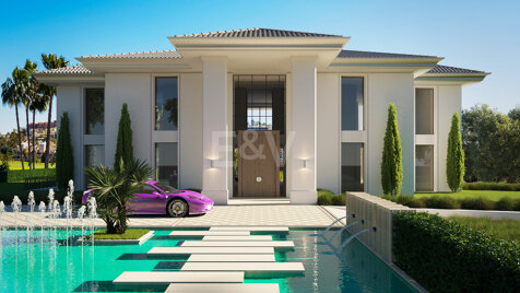 Villa de golf en première ligne avec des vues vert magnifique