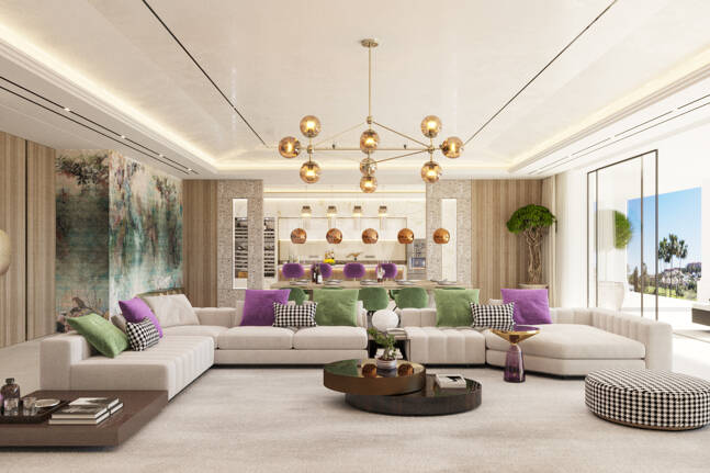 Frontline Golf Villa med fantastisk grön utsikt