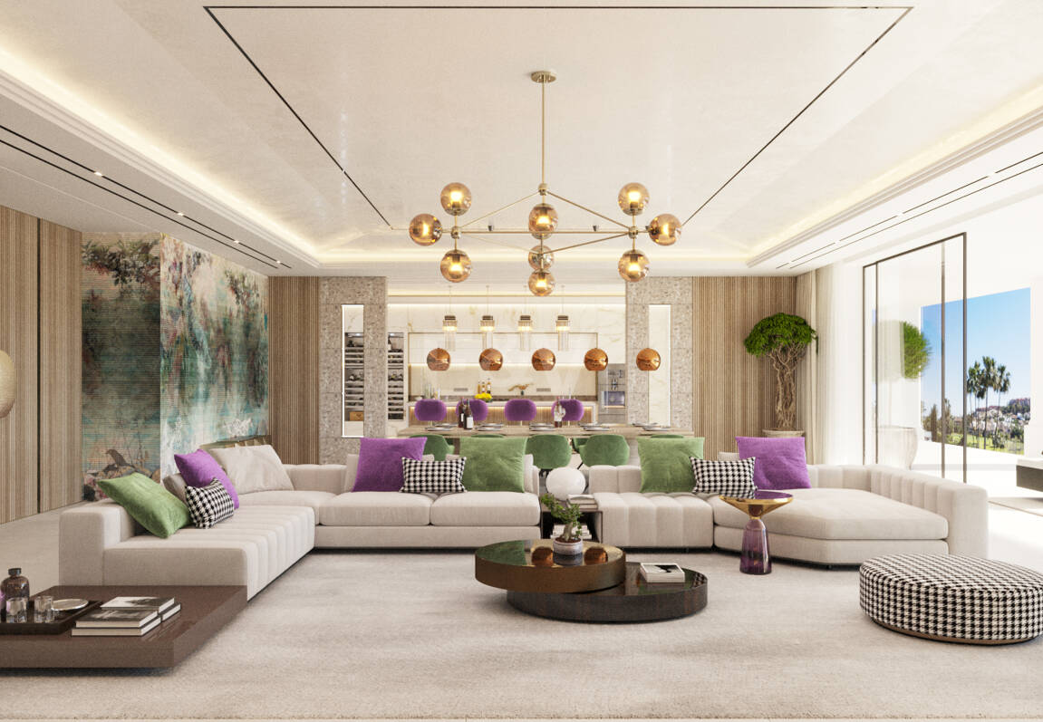 Frontline Golf Villa med fantastisk grön utsikt