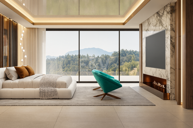 Frontline Golf Villa med fantastisk grön utsikt