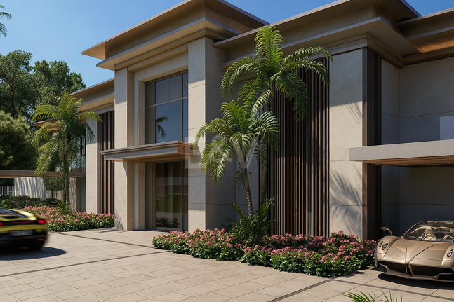 Frontline Golf Villa med fantastisk grön utsikt