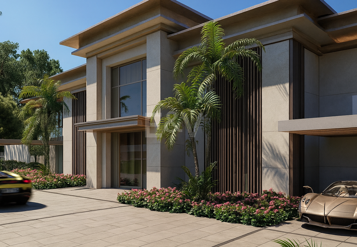 Frontline Golf Villa med fantastisk grön utsikt