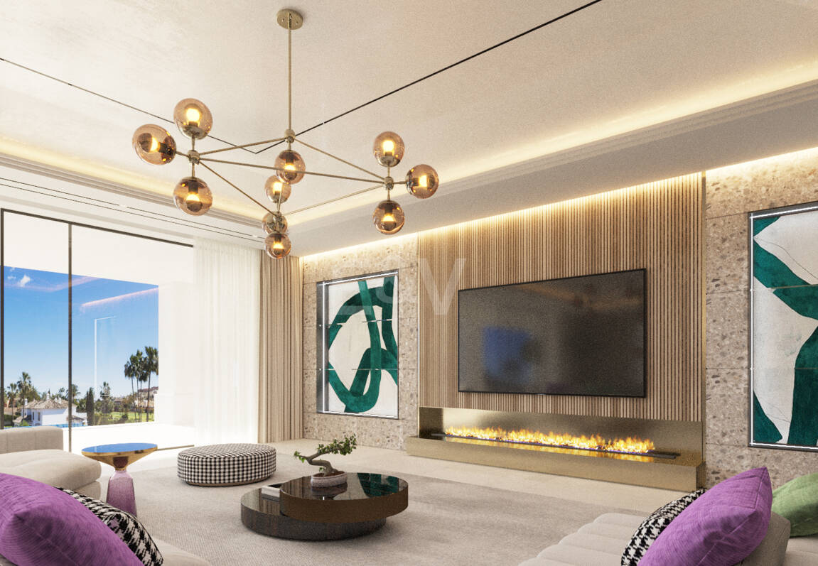 Frontline Golf Villa med fantastisk grön utsikt