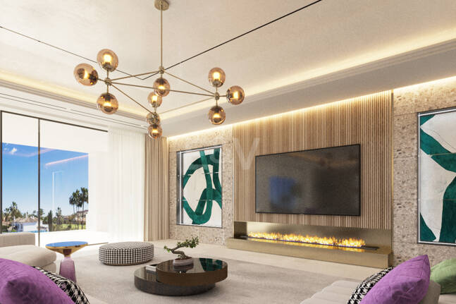 Frontline Golf Villa med fantastisk grön utsikt