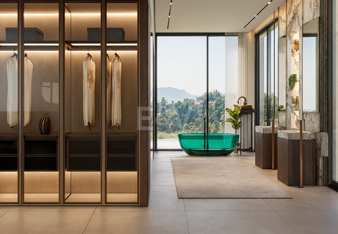 Frontline Golf Villa med fantastisk grön utsikt