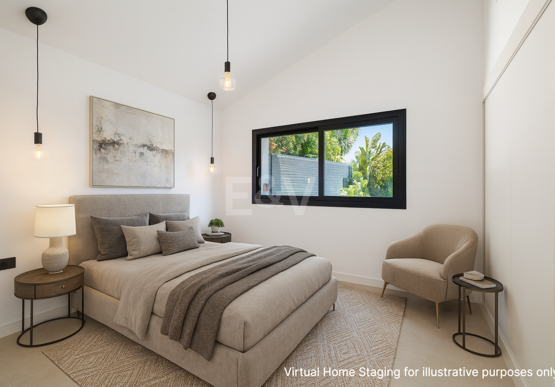 Villa élégante avec piscine, jardin tropical et appel urbain