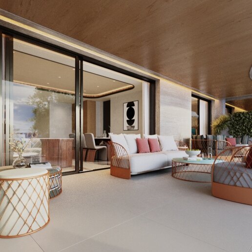 Exklusive 4-Zimmer-Duplex-Residenz mit Privatem Garten und Pool in der Nähe von Puente Romano