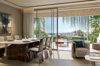 Exclusive 4 Bedroom Duplex with Private Garden and Pool Steps from Puente Romano