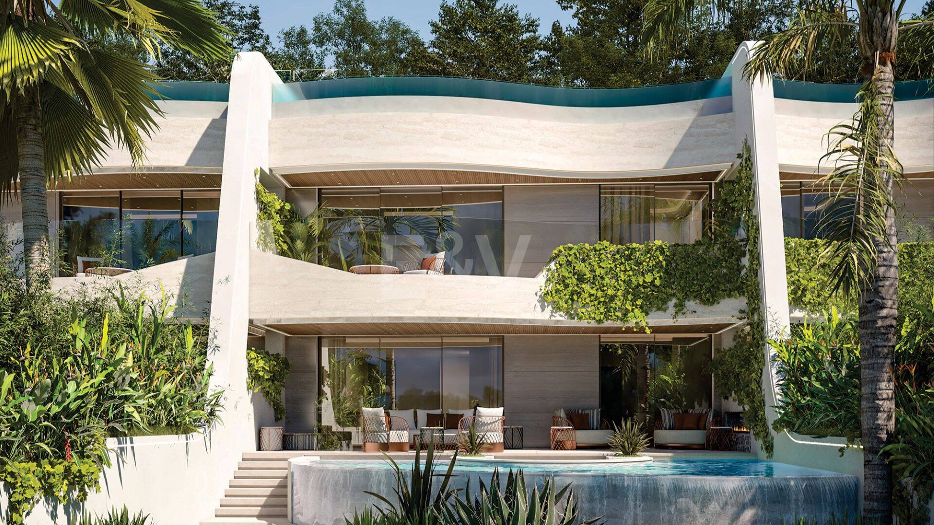 Exclusive 4 Bedroom Duplex with Private Garden and Pool Steps from Puente Romano