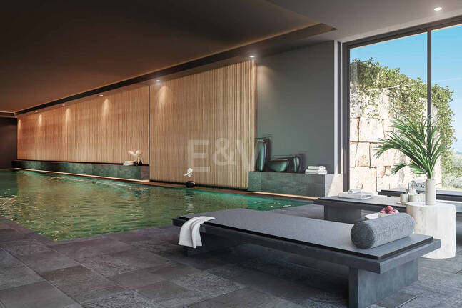 Villa contemporaine avec vue sur la mer à couper le souffle dans un prestigieux domaine