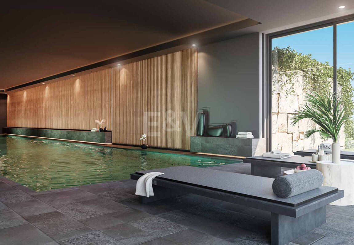 Villa contemporaine avec vue sur la mer à couper le souffle dans un prestigieux domaine