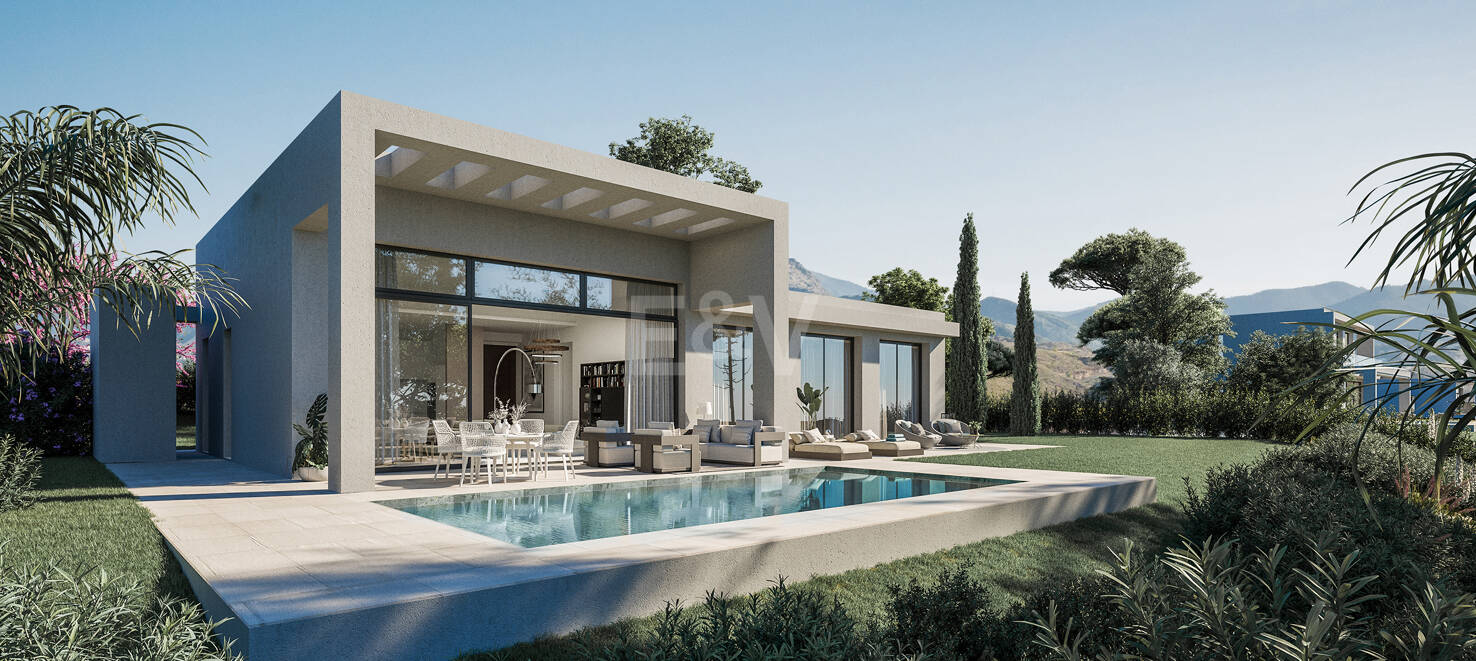 Zeitgenössische Villa mit atemberaubendem Meerblick in einem renommierten Gated Resort