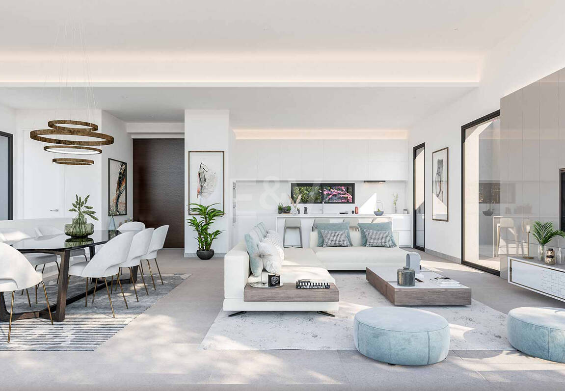 Villa contemporaine avec vue sur la mer à couper le souffle dans un prestigieux domaine