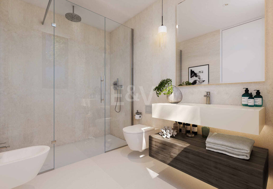 Villa contemporaine avec vue sur la mer à couper le souffle dans un prestigieux domaine